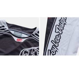 CAMISETA TROY LEE DESIGNS GP PRO STREAMLINE BLACK/WHITE