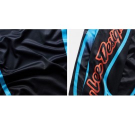CAMISETA TROY LEE DESIGNS GP PRO FRAMEWORK BLACK/CYAN