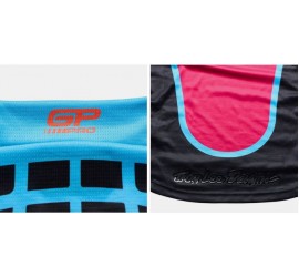 CAMISETA TROY LEE DESIGNS GP PRO FRAMEWORK BLACK/CYAN