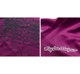 CAMISETA TROY LEE DESIGNS GP PRO STAMP FUCHSIA