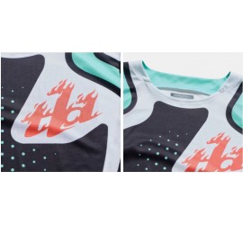 CAMISETA TROY LEE DESIGNS GP PRO ROLLER BLACK/TEAL
