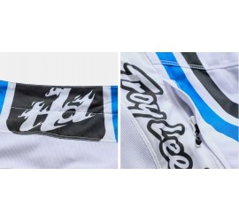 PANTALON TROY LEE DESIGNS GP PRO ROLLER WHITE/BLUE