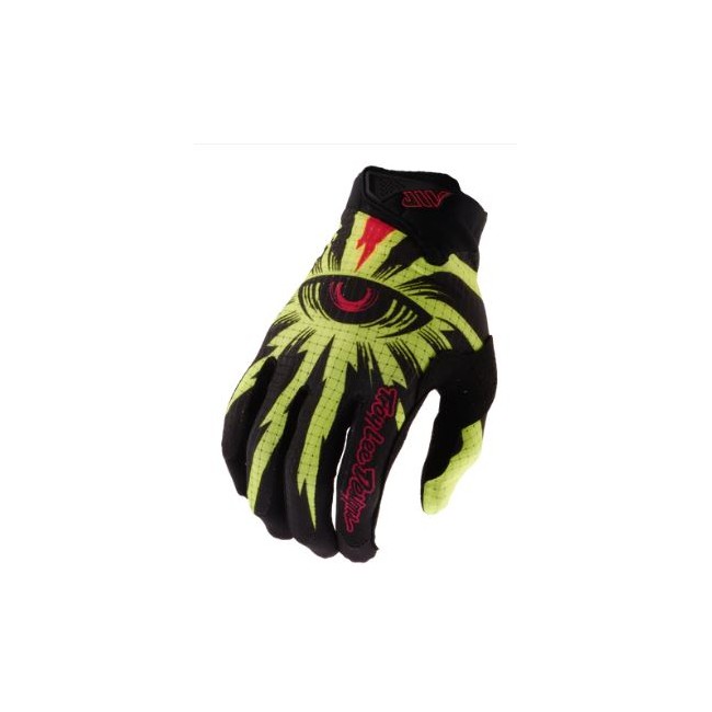 GUANTES JUNIOR TROY LEE DESIGNS AIR CYCLOPS BLACK/ FLO YELLOW