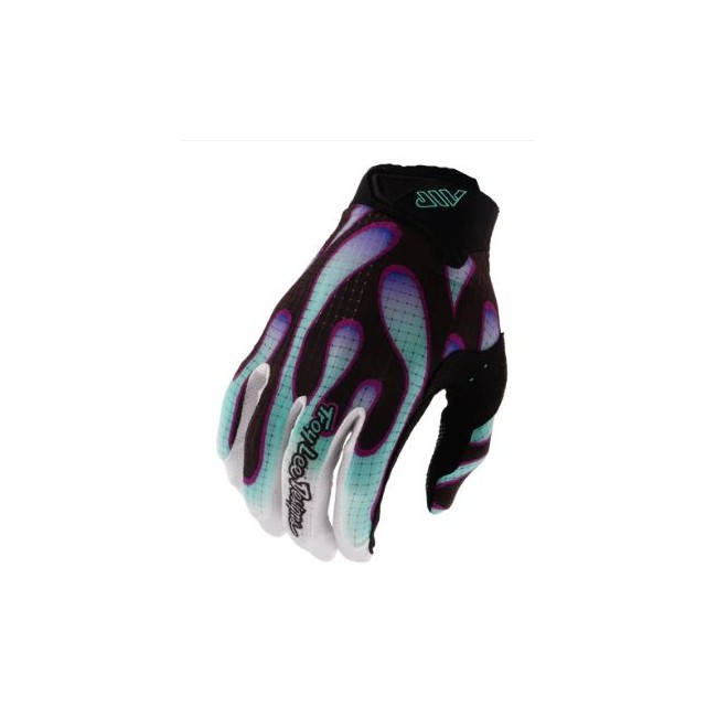 GUANTES TROY LEE DESIGNS AIR OVERSPRAY BLACK/ REAL TEAL