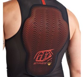 CHALECO TROY LEE DESIGNS STAGE GHOST D3O BASELAYER SOLID BLACK