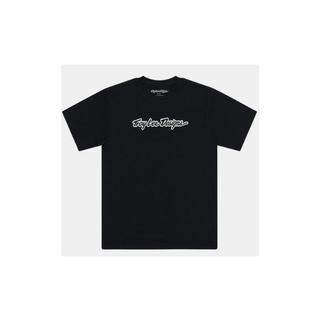 CAMISETA TROY LEE DESIGNS SIGNATURE BLACK