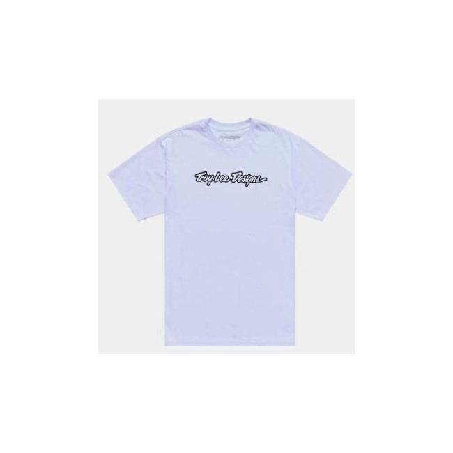 CAMISETA TROY LEE DESIGNS SIGNATURE WHITE/BLACK