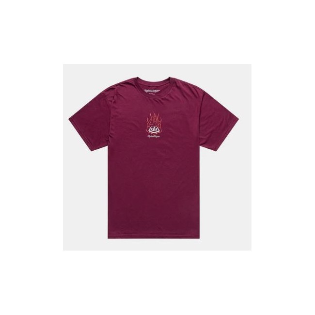 CAMISETA TROY LEE DESIGNS FLAME 2 SANGRIA