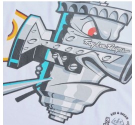 CAMISETA TROY LEE DESIGNS CARB CLUB WHITE
