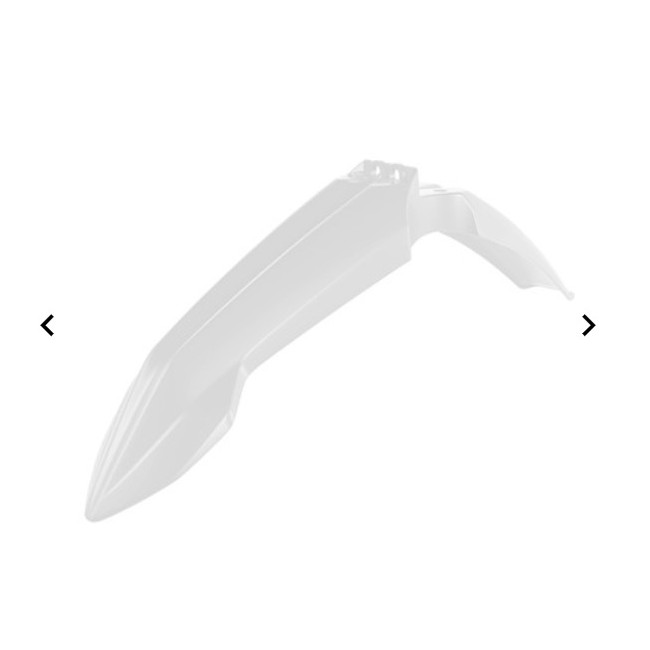 GUARDABARRO DELANTERO ACERBIS TRIUMPH TF 24-27 BLANCO