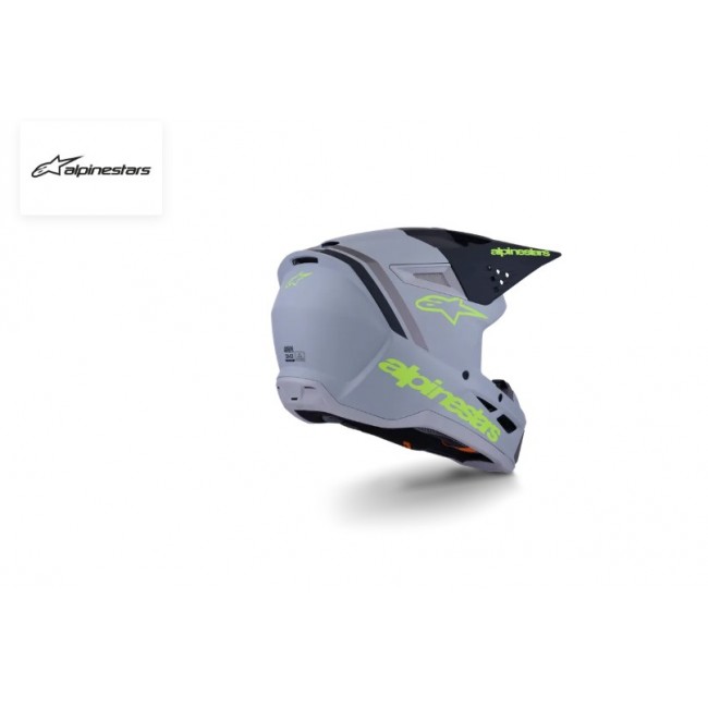 CASCO ALPINESTARS SM3 RADIUM GRIS/NEGRO/AMARILLO