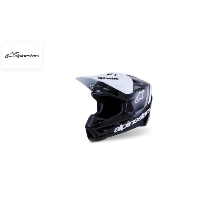 CASCO ALPINESTARS SM3 RADIUM NEGRO/BLANCO/GRIS