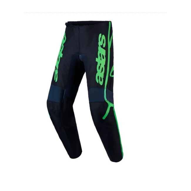 PANTALON ALPINESTARS FLUID APEX V2 NEGRO/VERDE