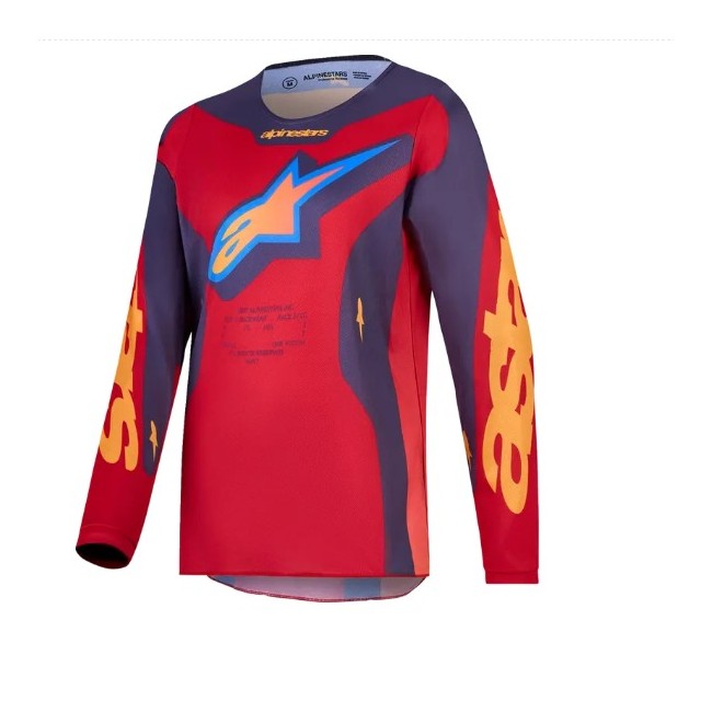 CAMISETA JUNIOR ALPINESTARS HUNT ROJO/CORAL