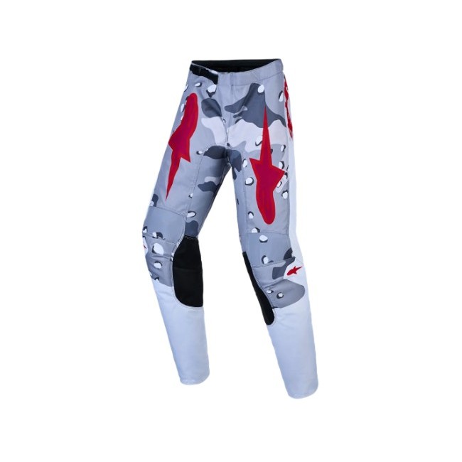 PANTALON JUNIOR ALPINESTARS FLUID LONE BLANCO/ROJO