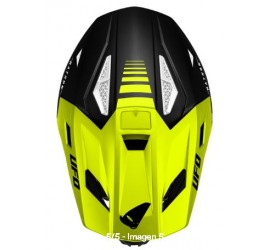 CASCO UFO RAYSON BLACK/YELLOW