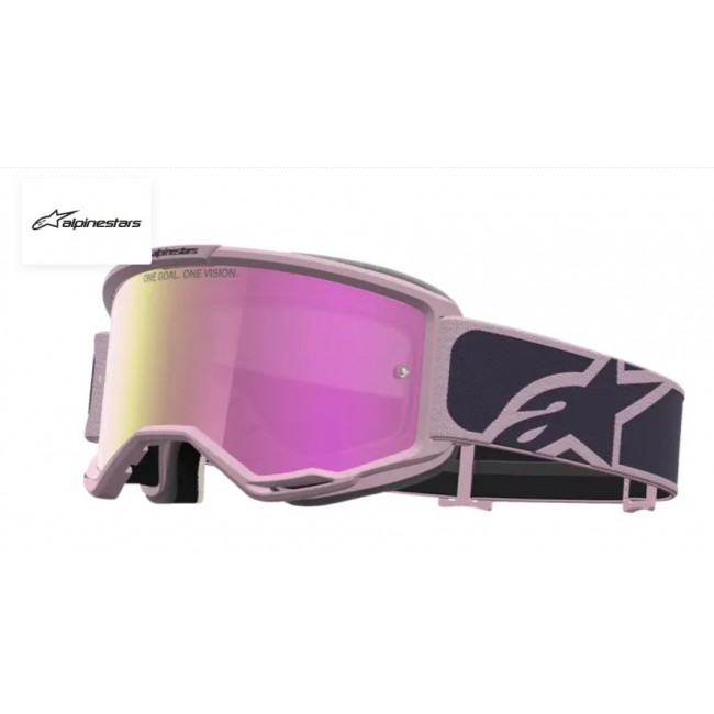 GAFAS ALPINESTARS VISION 5 RORA NEGRA/MORADA ESPEJO ROSA