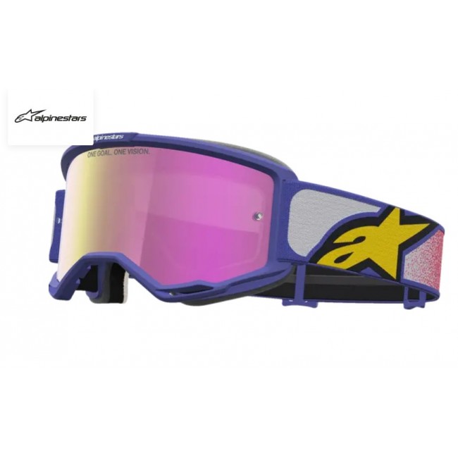 GAFAS ALPINESTARS VISION 5 DRAG MORADO/ROSA ESPEJO ROSA