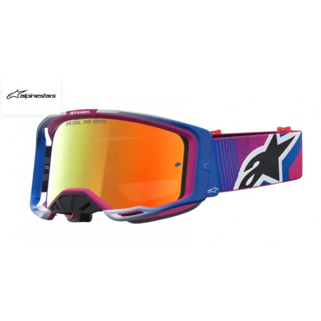 GAFAS ALPINESTARS VISION 8 MAVEN ROJO/AZUL/NEGRO ESPEJO ROJO