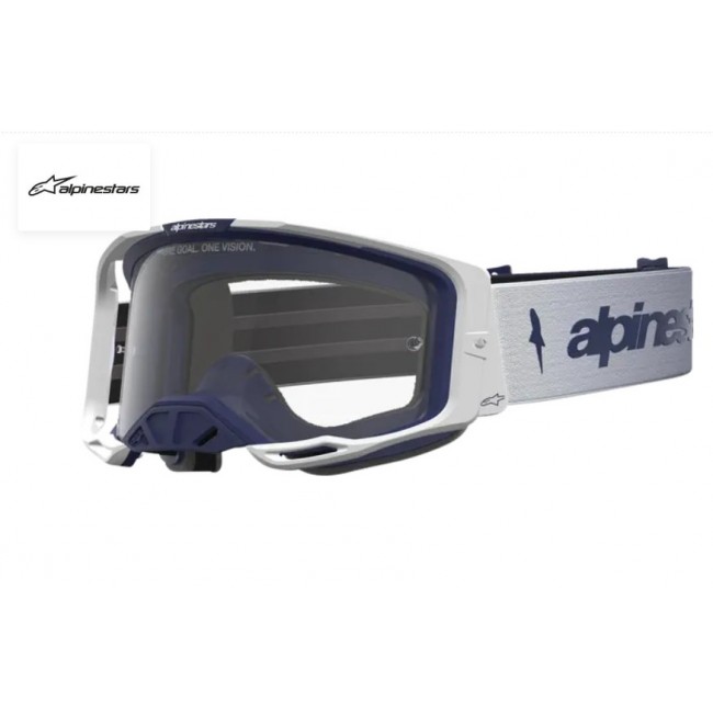 GAFAS ALPINESTARS VISION 8 AMBER BLANCA/AZUL