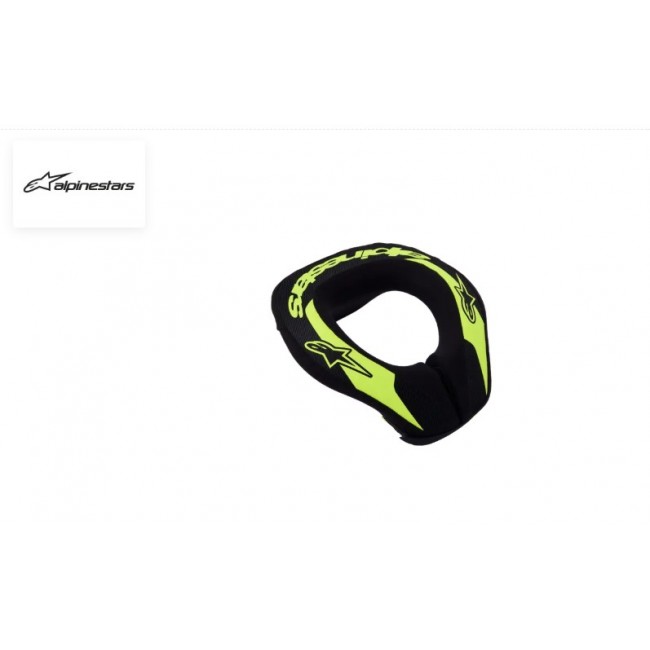 COLLARIN ALPINESTARS JUNIOR SEQUENCE NEGRO/AMARILLO FLOUR