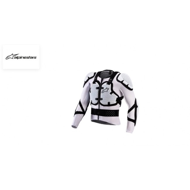 PETO ALPINESTARS BIONIC ACTION V3 BLANCO/NEGRO