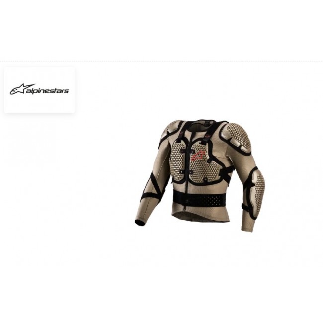 PETO ALPINESTARS BIONIC ACTION V3 NEGRO/DORADO/ROJO