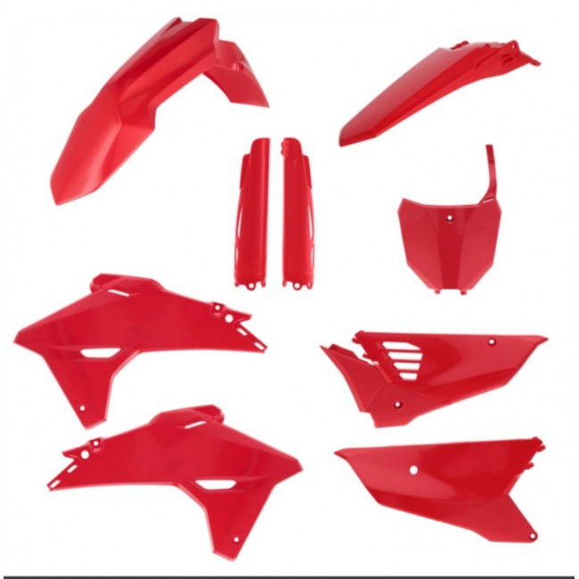 FULL KIT DE PLASTICOS ACERBIS HONDA CRF R/XR  27 ROJO