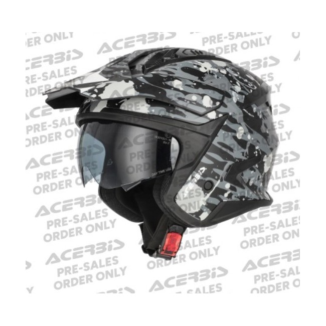 CASCO ACERBIS JET ARIA EVO GRIS/NEGRO