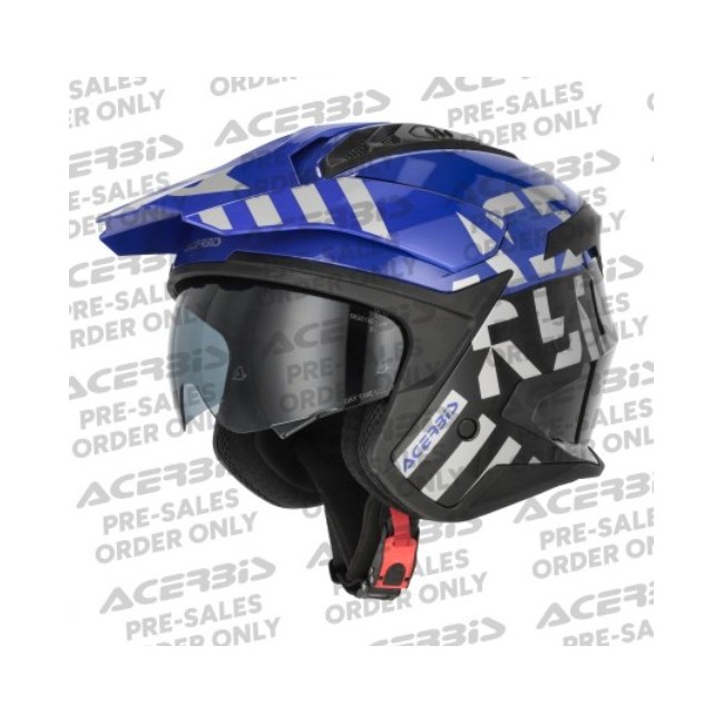 CASCO ACERBIS JET ARIA EVO NEGRO/AZUL