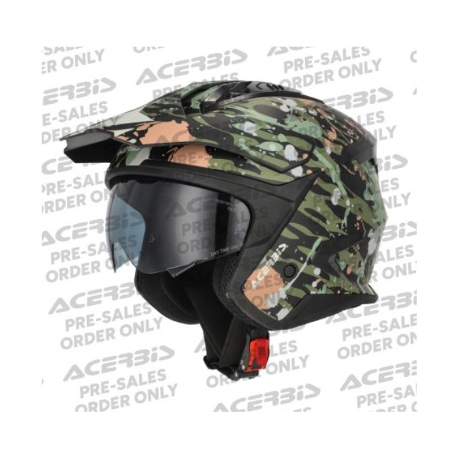 CASCO ACERBIS JET ARIA EVO VERDE/MARRON