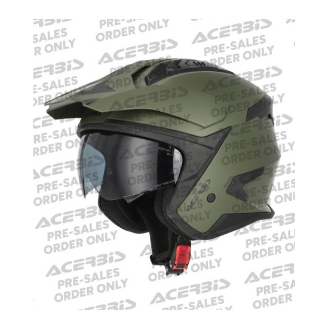 CASCO ACERBIS JET ARIA EVO VERDE MILITAR