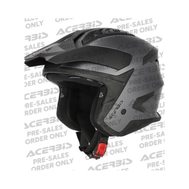 CASCO ACERBIS JET ARIA EVO METALLIC GRIS OSCURO