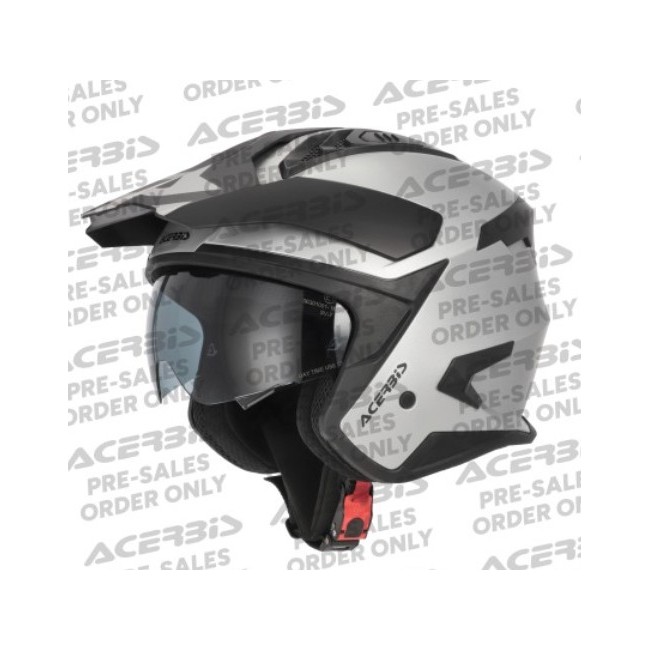 CASCO ACERBIS JET ARIA EVO METALLIC GRIS CLARO