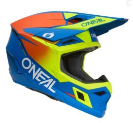 CASCO JUNIOR 3SRS AZUL/AMARILLO NEON