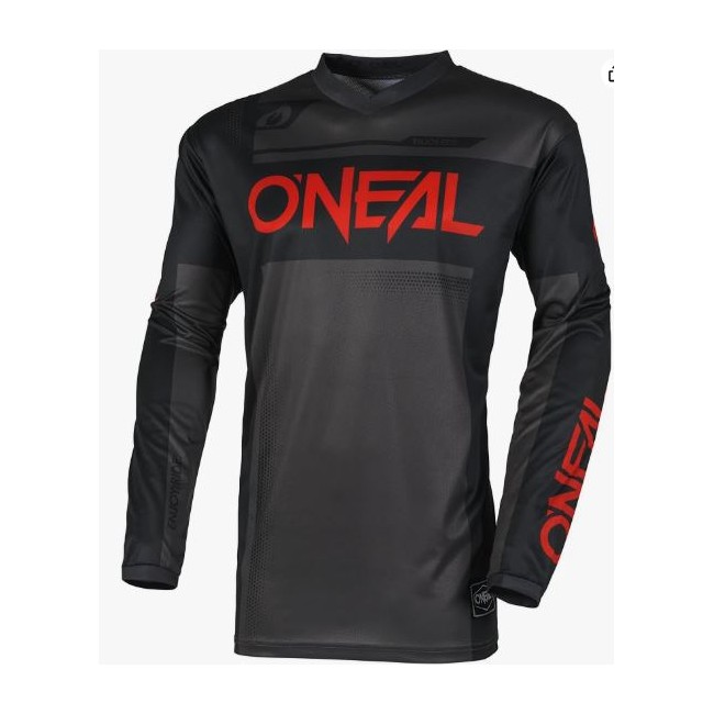 CAMISETA ONEAL ELEMENT 2025 ROJO-NEGRO-GRIS