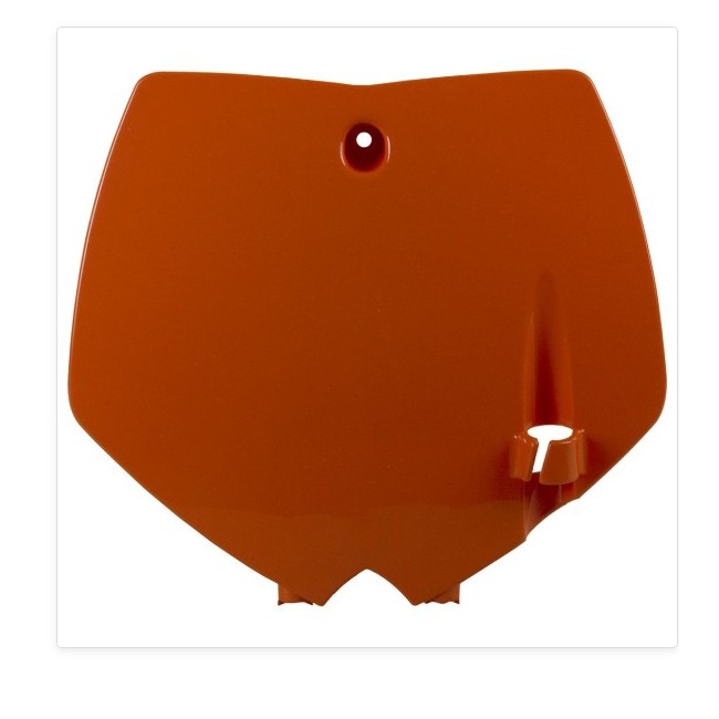 PLACA FRONTAL POLISPORT KTM SX 65 02-08 NARANJA
