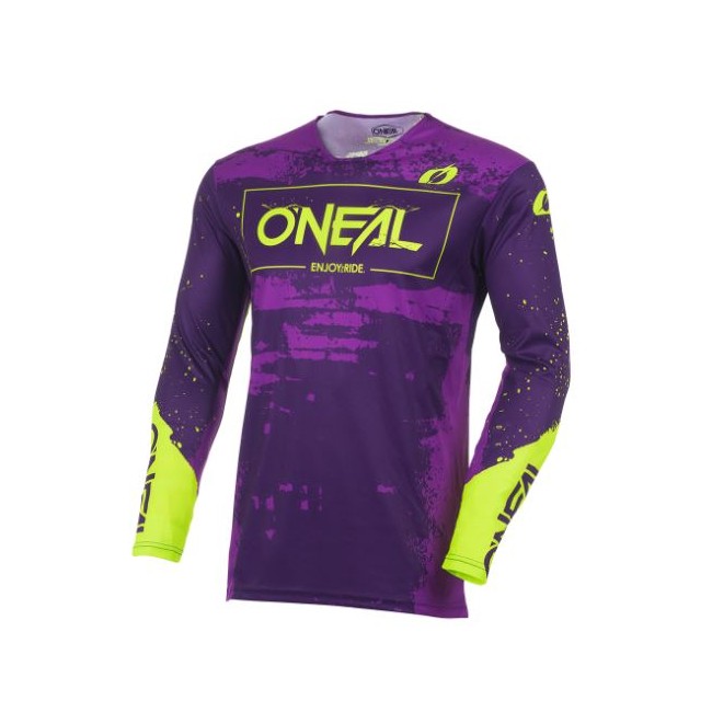 CAMISETA MAYHEM PAINT PURPLE/NEON YELLOW