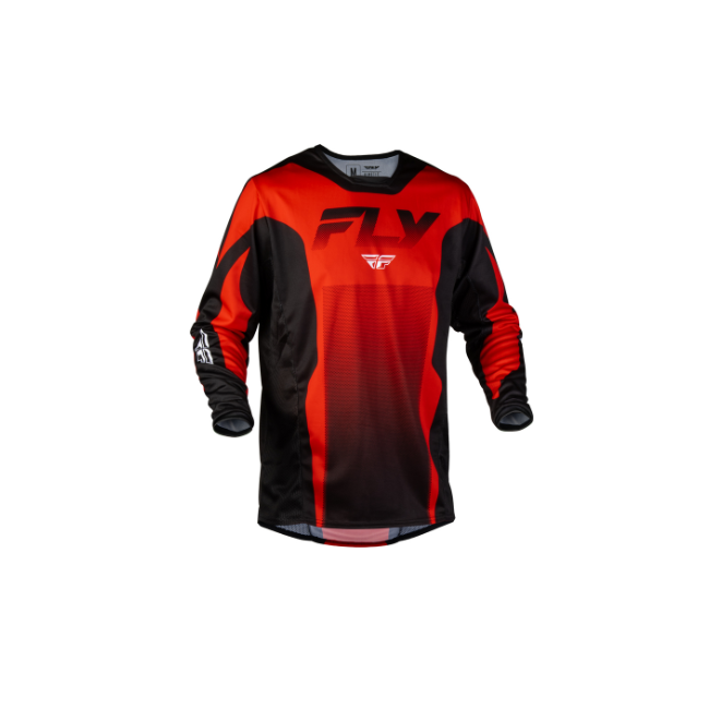CAMISETA FLY 2027 KINETIC FADE ROJO NEGRO BLANCO