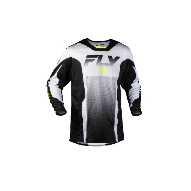 CAMISETA FLY 2027 KINETIC FADE BLANCO NEGRO