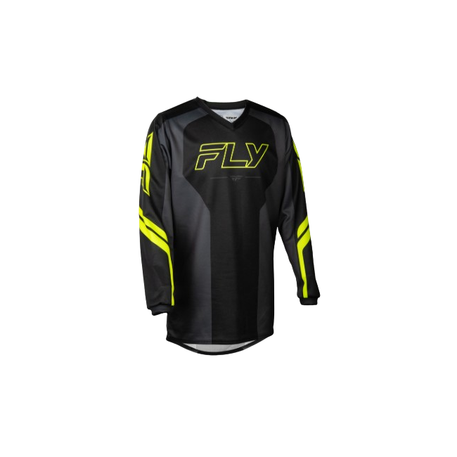CAMISETA JUNIOR FLY 2027 F-16 NEGRO GRIS AMARILLO