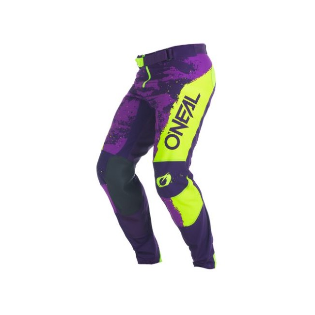 PANTALON MAYHEM PAINT PURPLE/NEON YELLOW