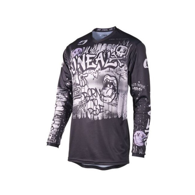 CAMISETA ONEAL JUNIOR ELEMENT RANCID BLACK/GRAY