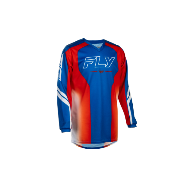 CAMISETA JUNIOR FLY 2027 F-16 AZUL ROJO BLANCO