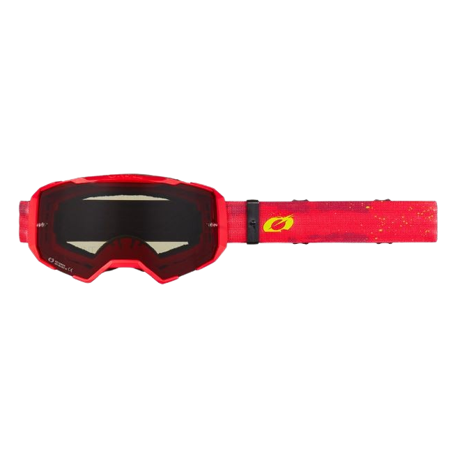 GAFAS ONEAL B22 PAINT RED/NEON YELLOW/GRAY