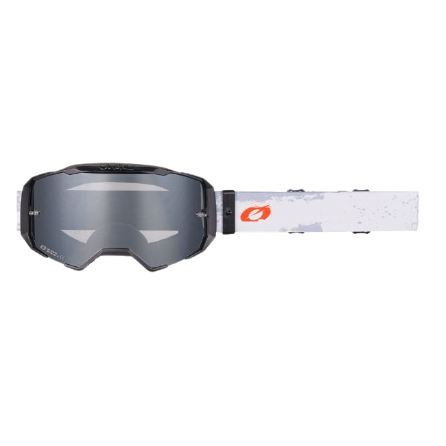 GAFAS ONEAL B22 PAINT WHITE/BLACK/SILVER MIRROR