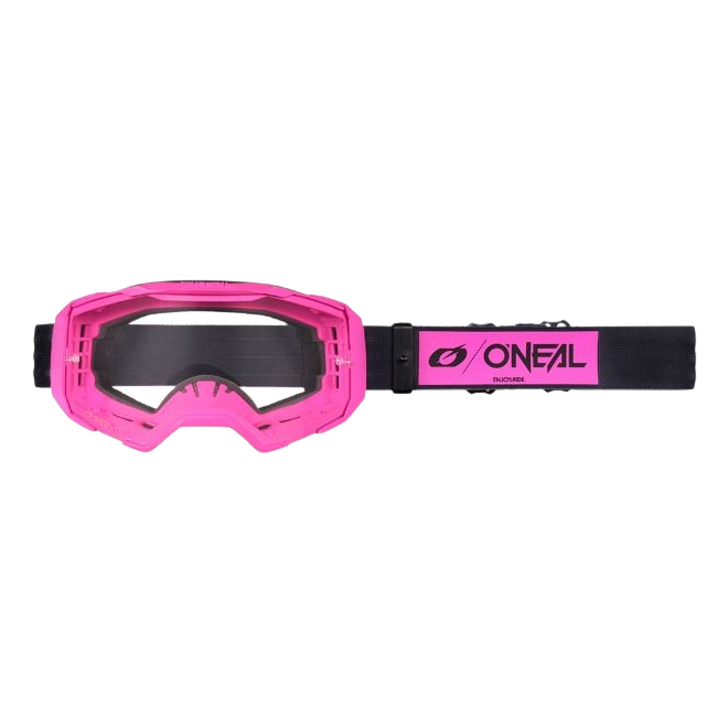 GAFAS ONEAL B22 CORE BLANK/PINK CLEAR