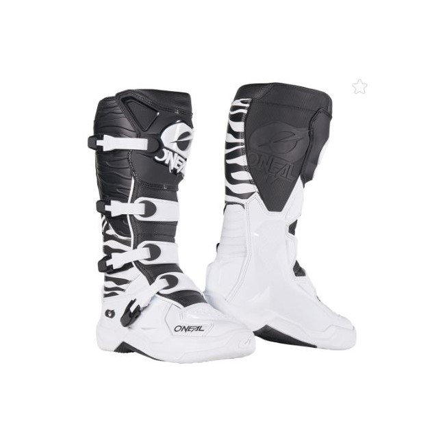 BOTAS ONEAL 3SRS MX ZEBRA BLACK/WHITE
