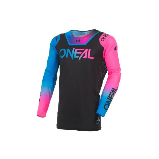 CAMISETA ONEAL PRODIGY FIVE SIX BLACK/NEON PINK
