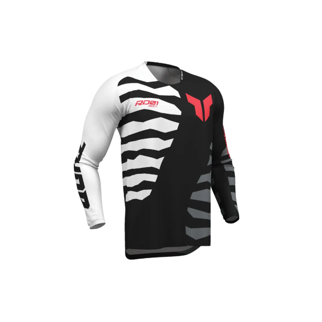 CAMISETA THOR LAUNCHMODE SHREDDER 2027 NEGRO BLANCO ROJO